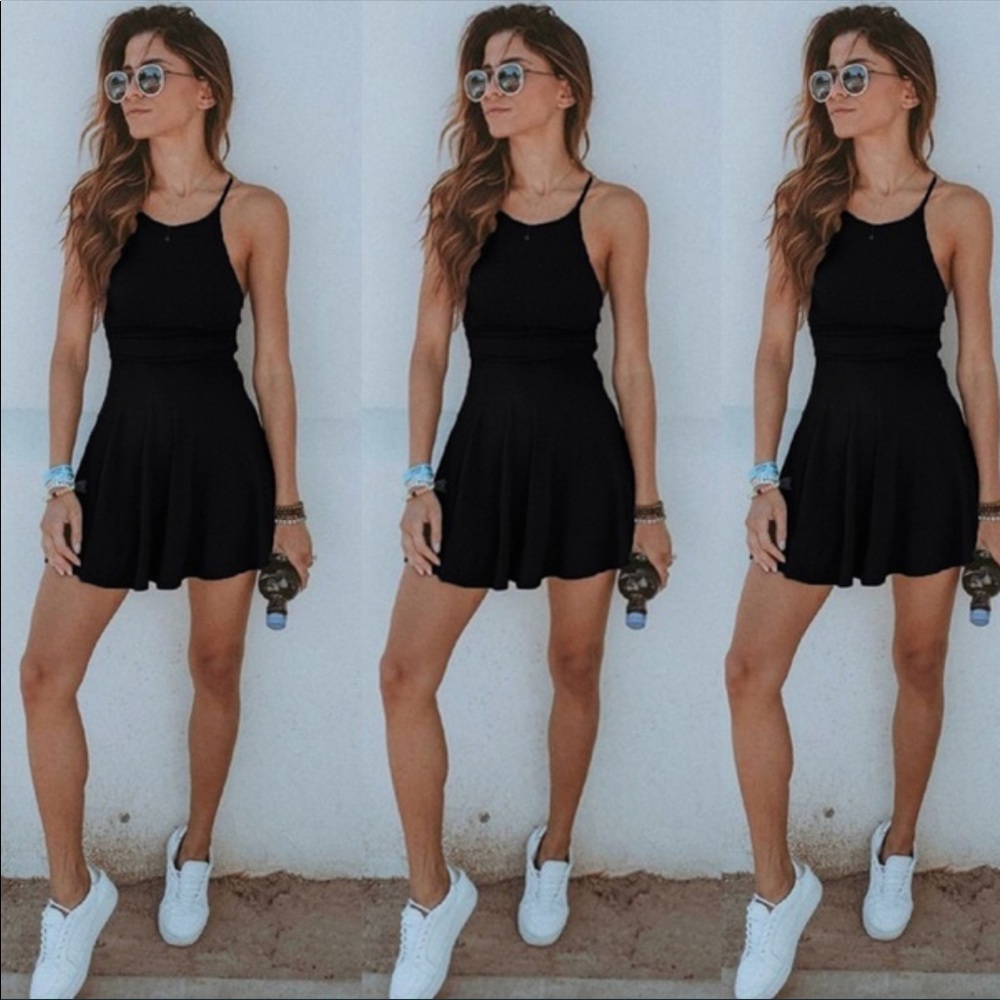 Very Cute Black Novelty Dress